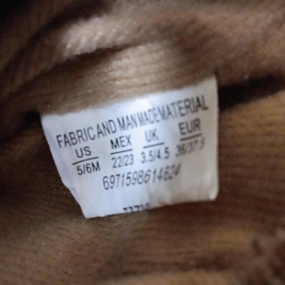 Christmas Reindeer Slippers Joe Boxer Sz 5/6 - Picture 2 of 3